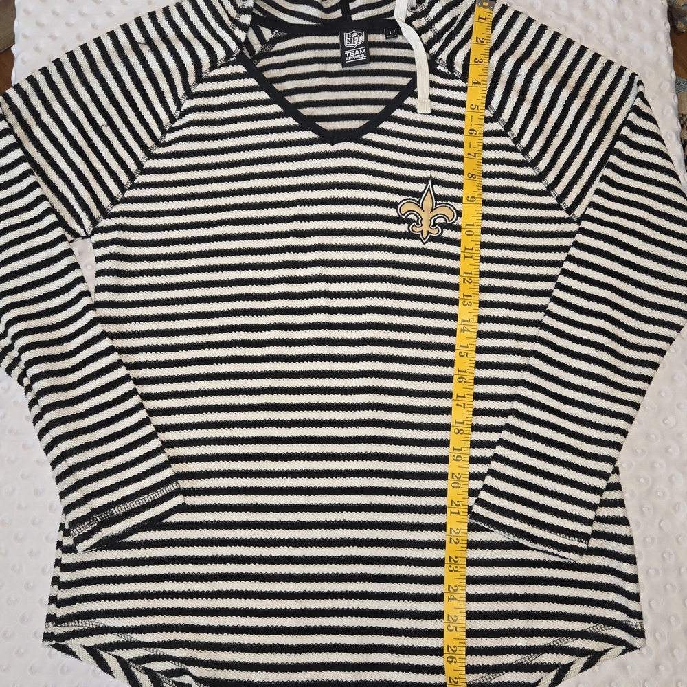 New Orleans Saints Hoodie Sweater Women's‎ Large National Football League NFL - Picture 4 of 5